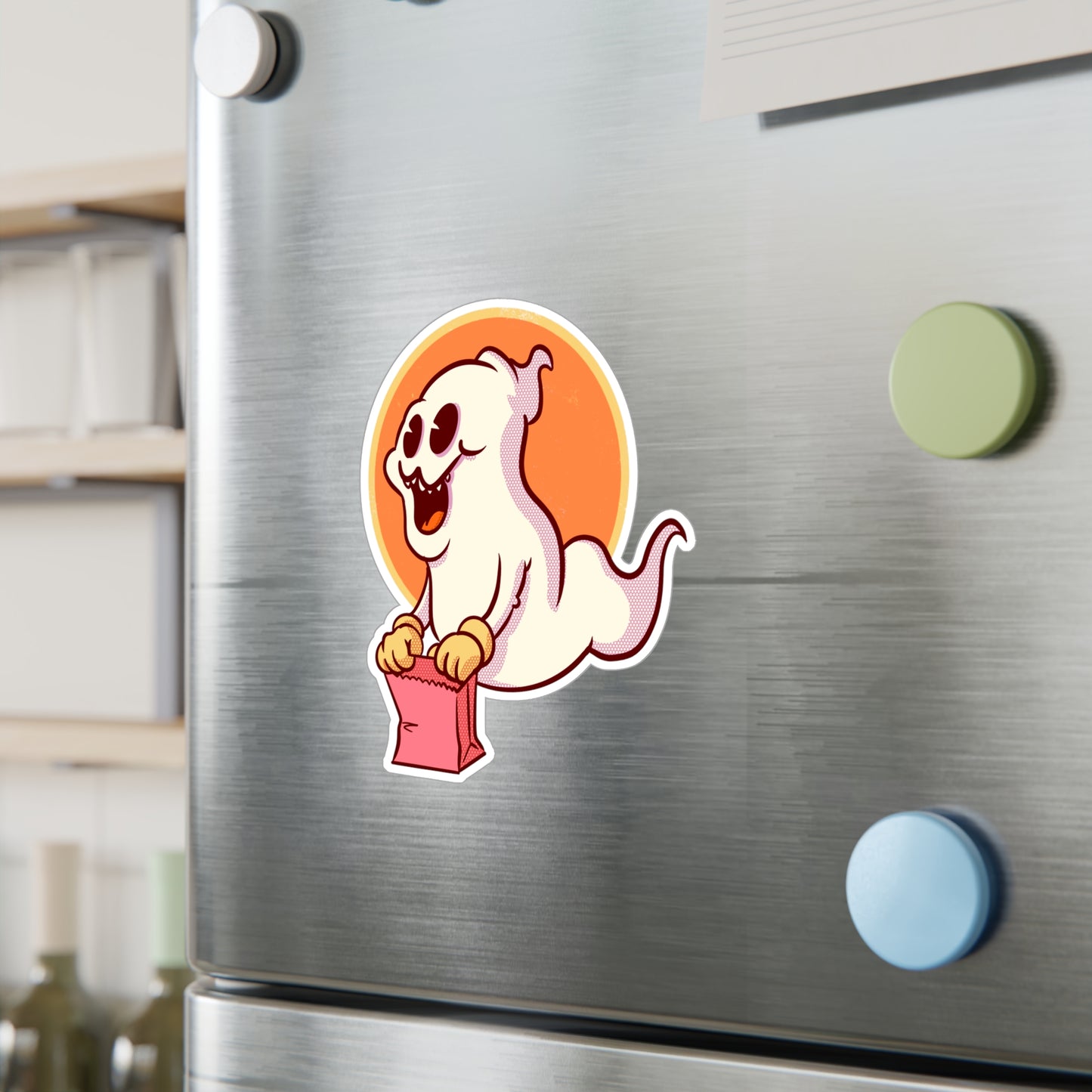 Rubber Hose Ghost Kiss-Cut Vinyl Decal