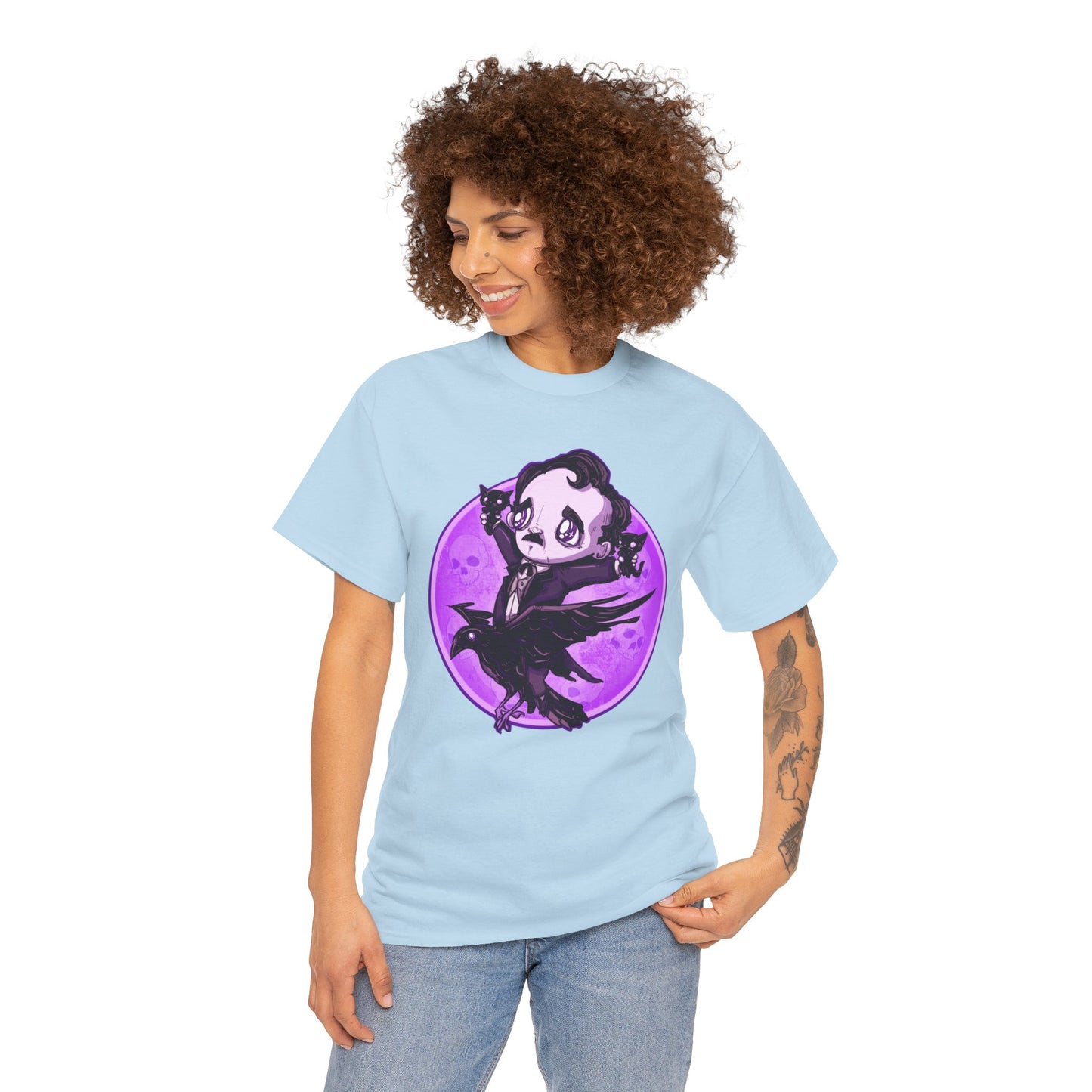Poe Is Coming Unisex Heavy Cotton Tee