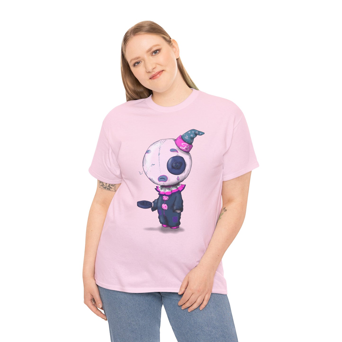 Buttons The Clown Unisex Heavy Cotton Tee