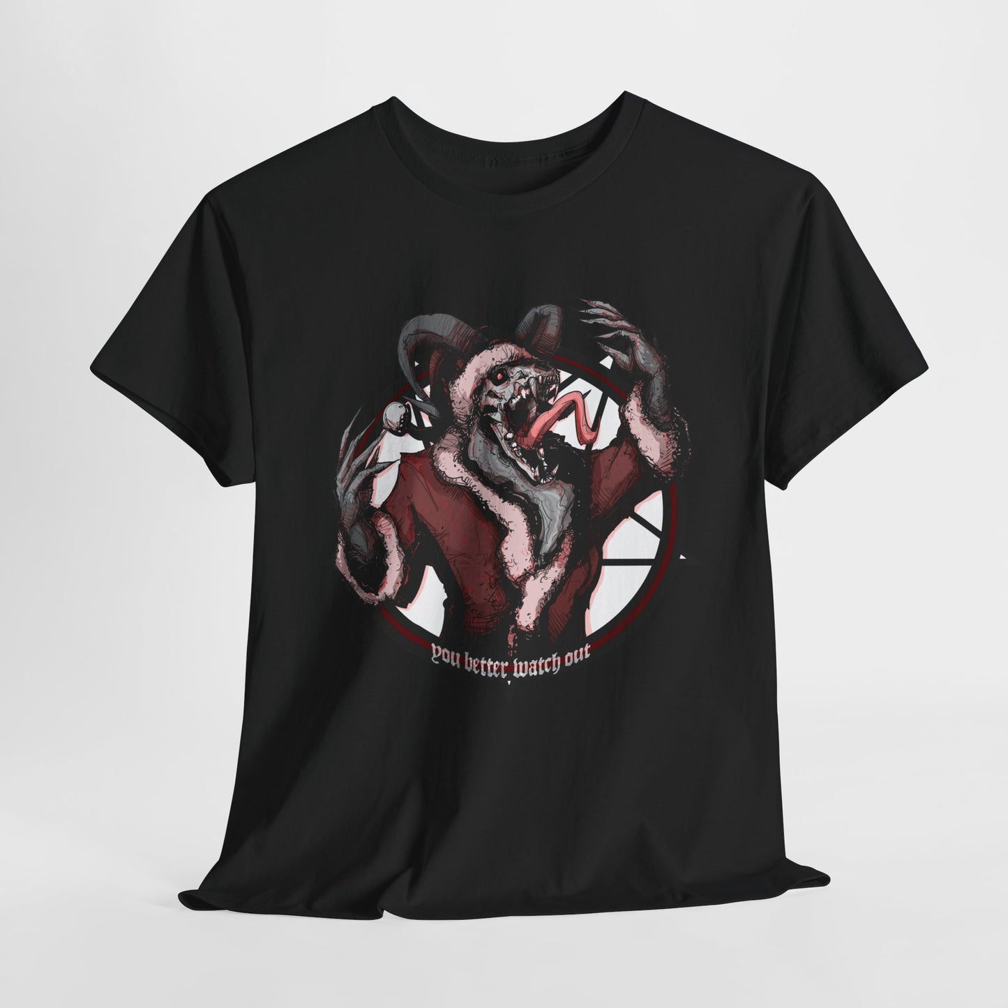 You Better Watch Out Unisex Heavy Cotton Tee