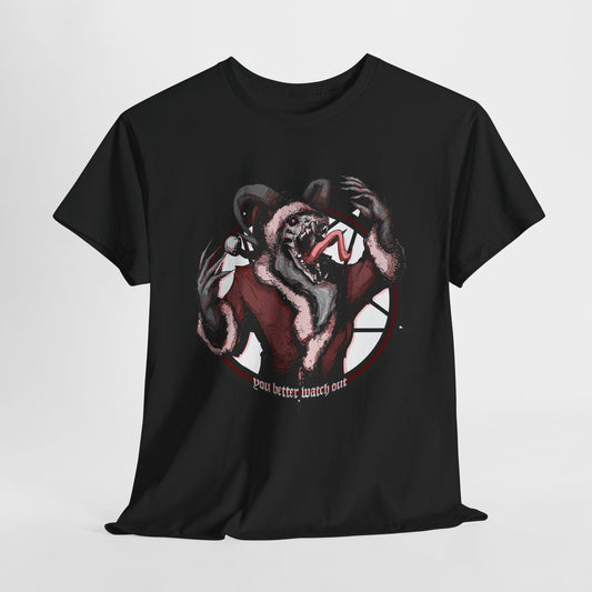 You Better Watch Out Unisex Heavy Cotton Tee