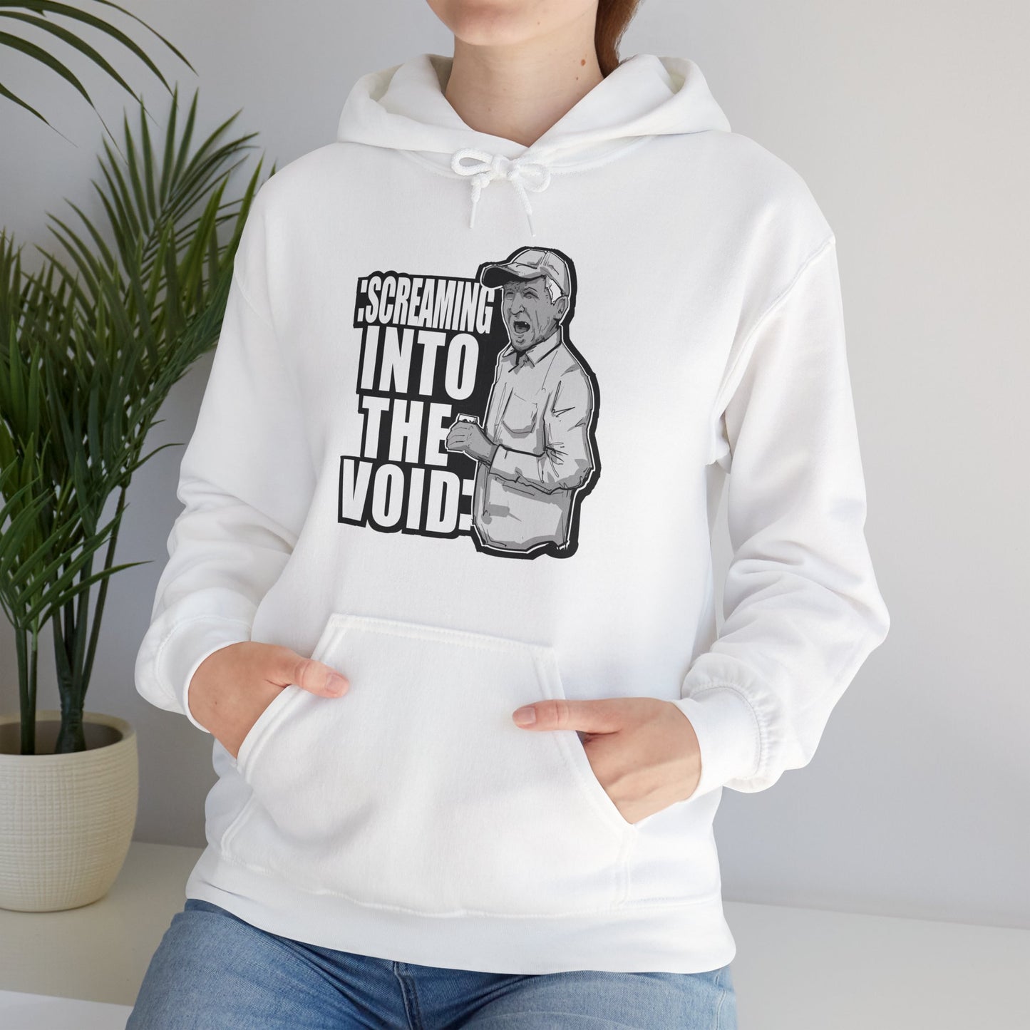 Screaming Into The Void Unisex Heavy Blend Hooded Sweatshirt