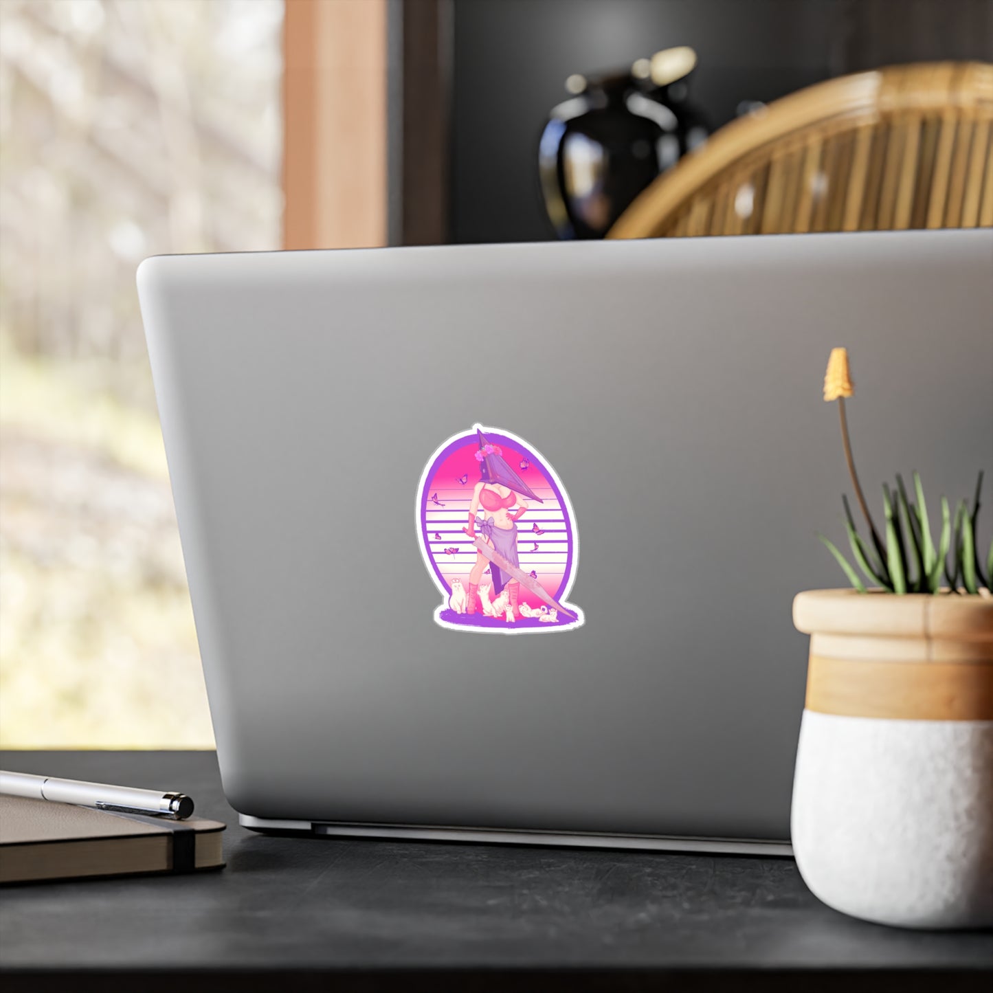 Pyramid Mommy Kiss-Cut Vinyl Decal