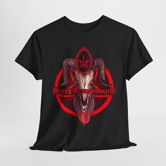 Merry Krampusnacht Unisex Heavy Cotton Tee
