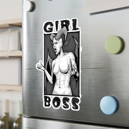 Girl Boss Kiss-Cut Vinyl Decal