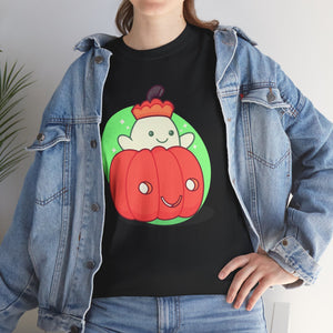 Pumpkin Ghost Unisex Heavy Cotton Tee