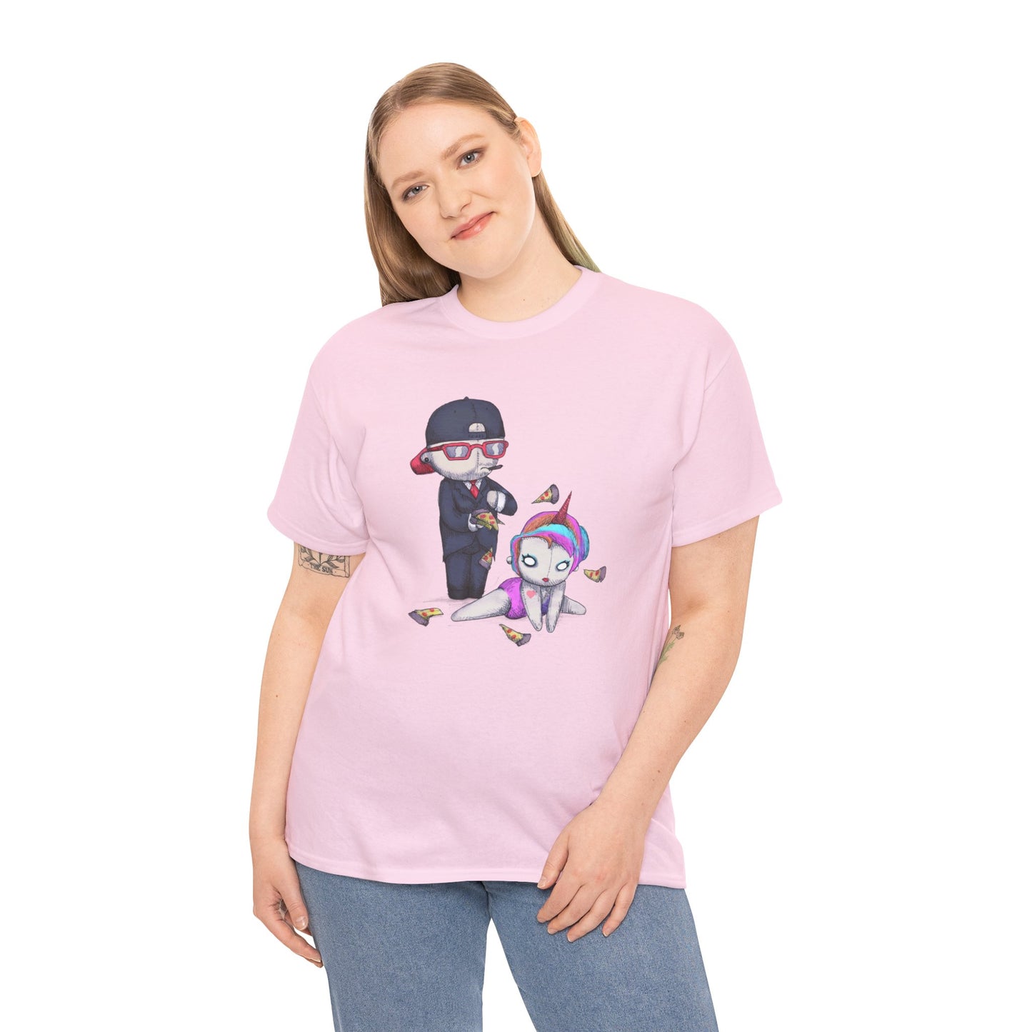 Unicorn Stripper Unisex Heavy Cotton Tee
