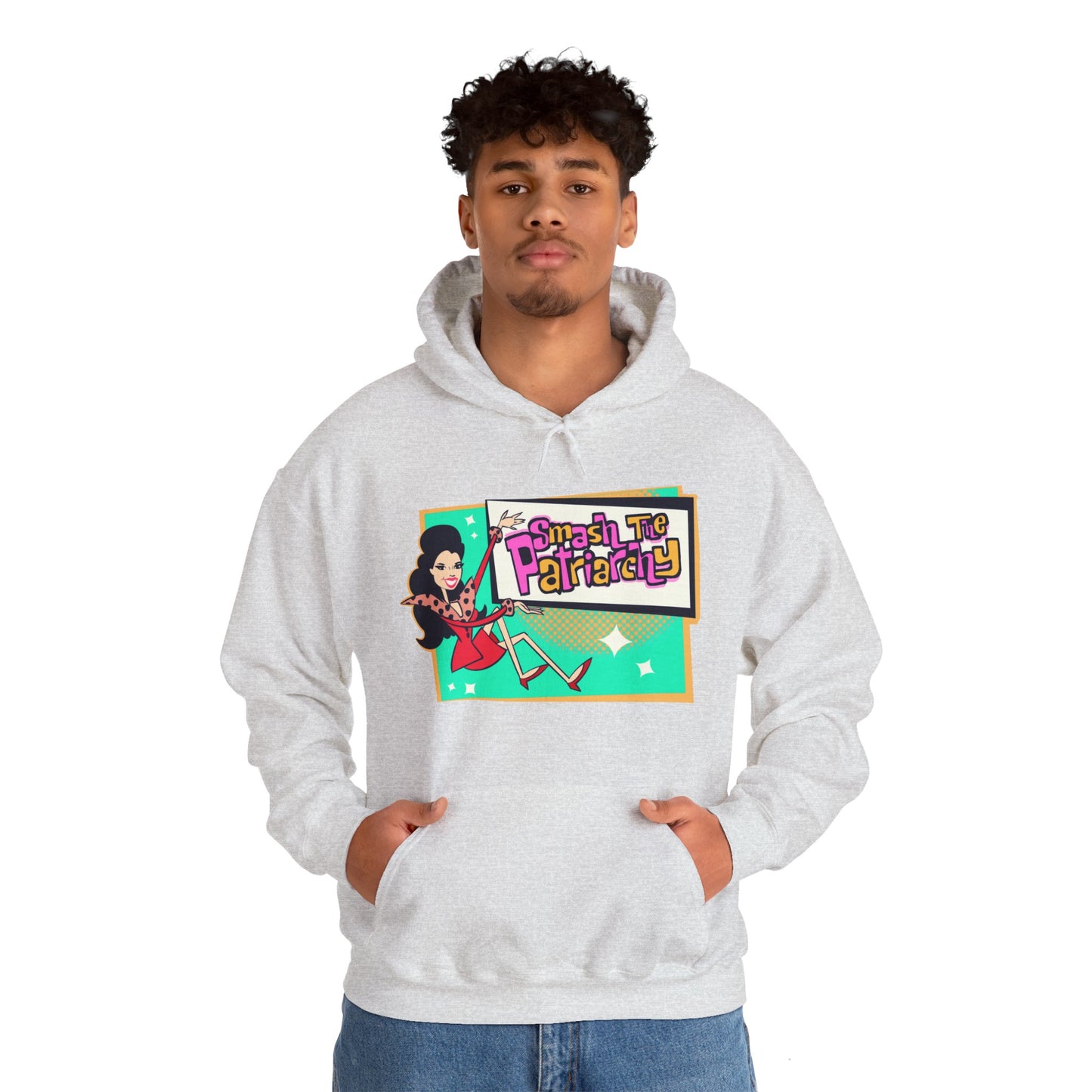 Smash The Patriarchy Unisex Heavy Blend Hooded Sweatshirt