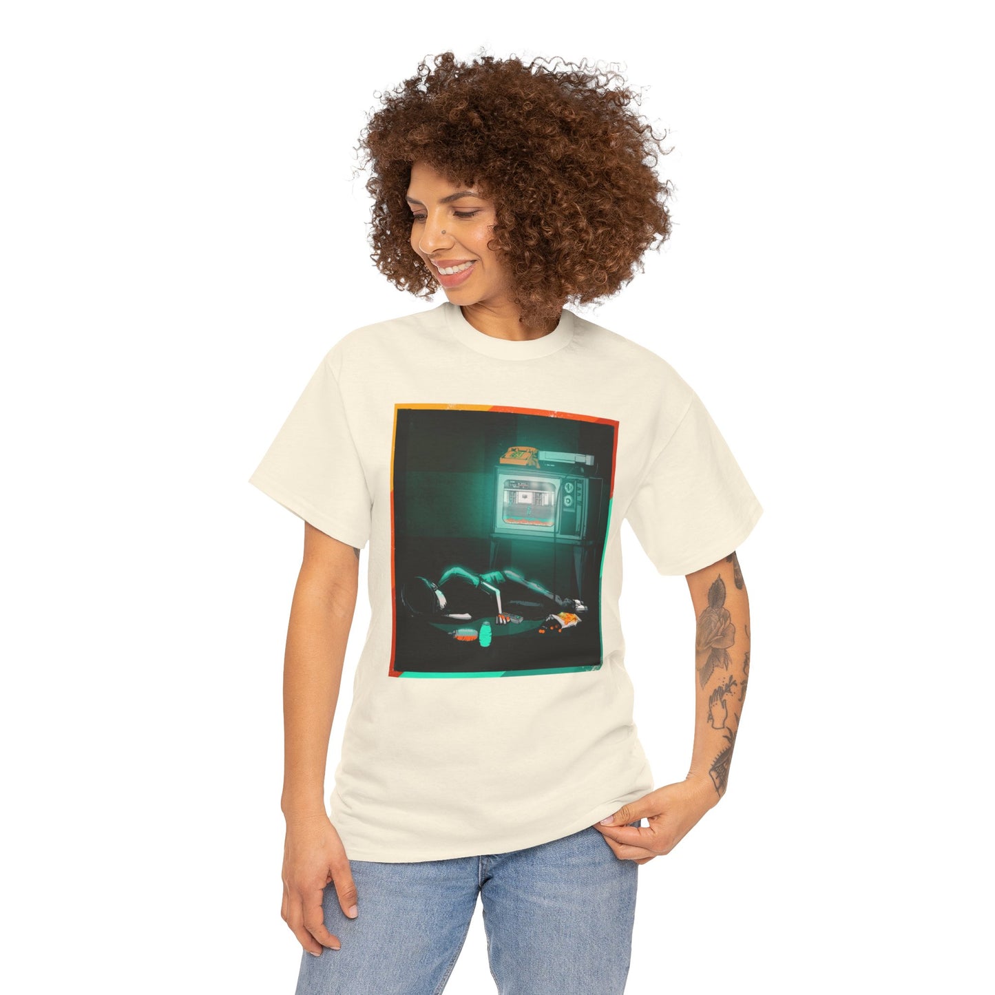Long Night Unisex Heavy Cotton Tee