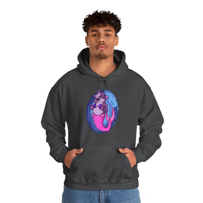 Mermaid Opossum Unisex Heavy Blend Hooded Sweatshirt