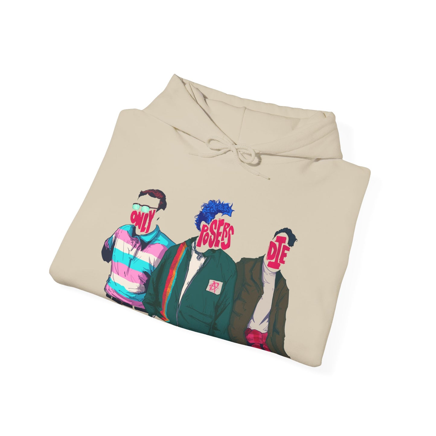 Only Posers Die Unisex Heavy Blend Hooded Sweatshirt