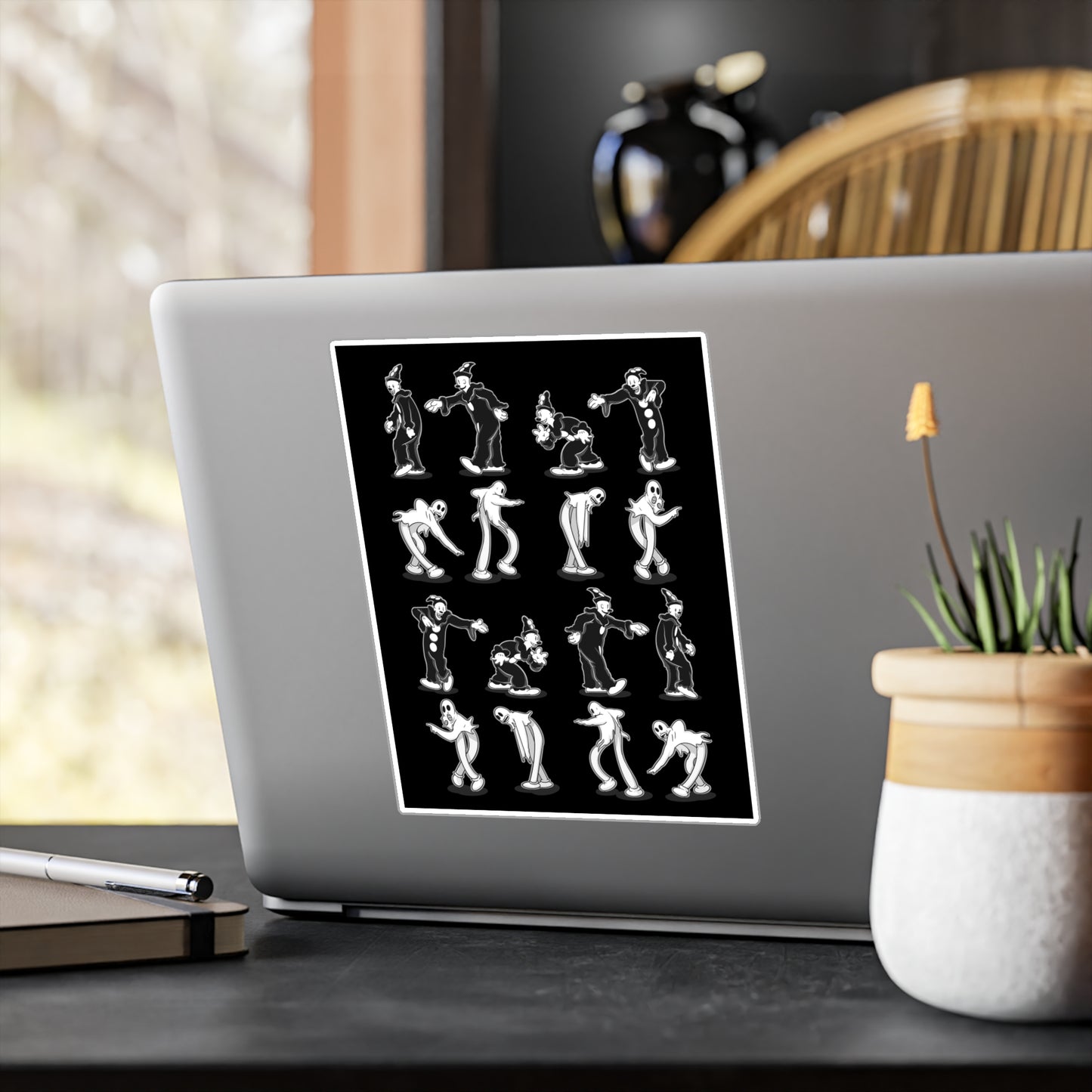 Spooky Two Step Kiss-Cut Vinyl Decal