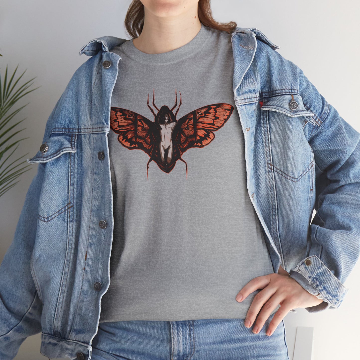 Death Moth Unisex Heavy Cotton Tee