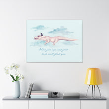 Never Give Up Canvas Gallery Wrapped Art Print