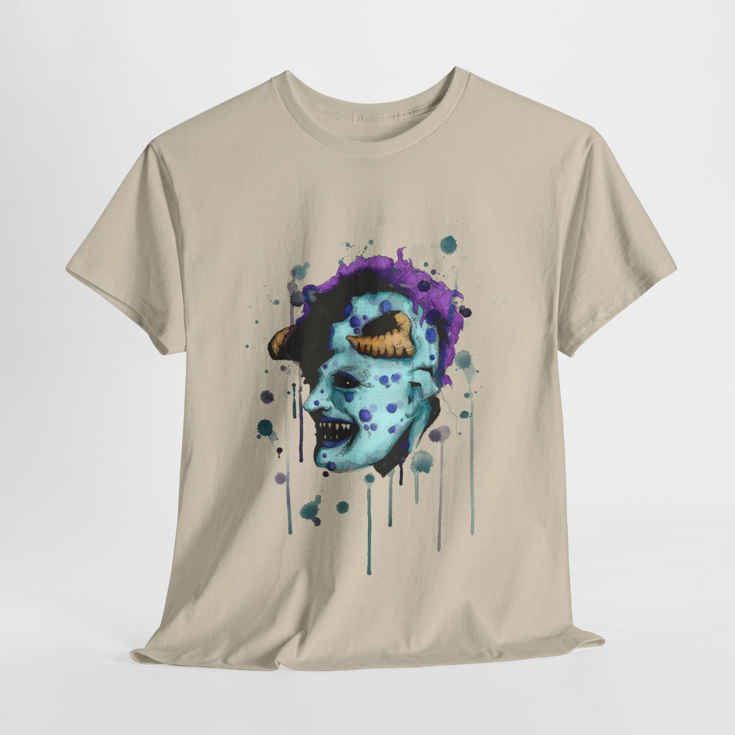 Watercolor Monster Heavy Cotton Tee