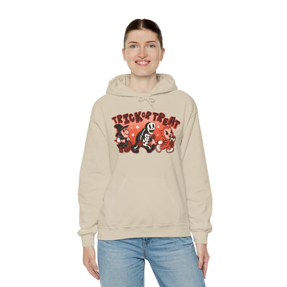 Trick Or Treat Rubber Hose Unisex Heavy Blend Hooded Sweatshirt