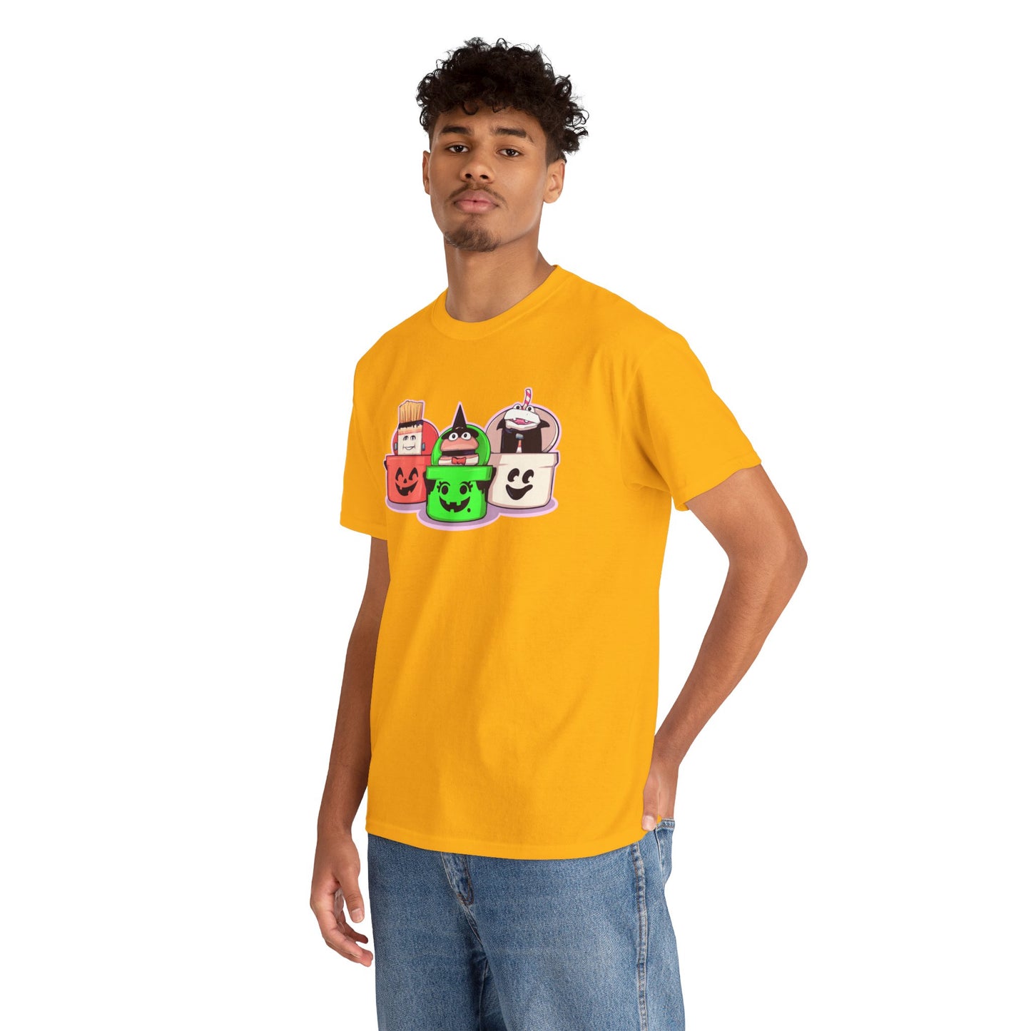 Spooky Fast Food Unisex Heavy Cotton Tee