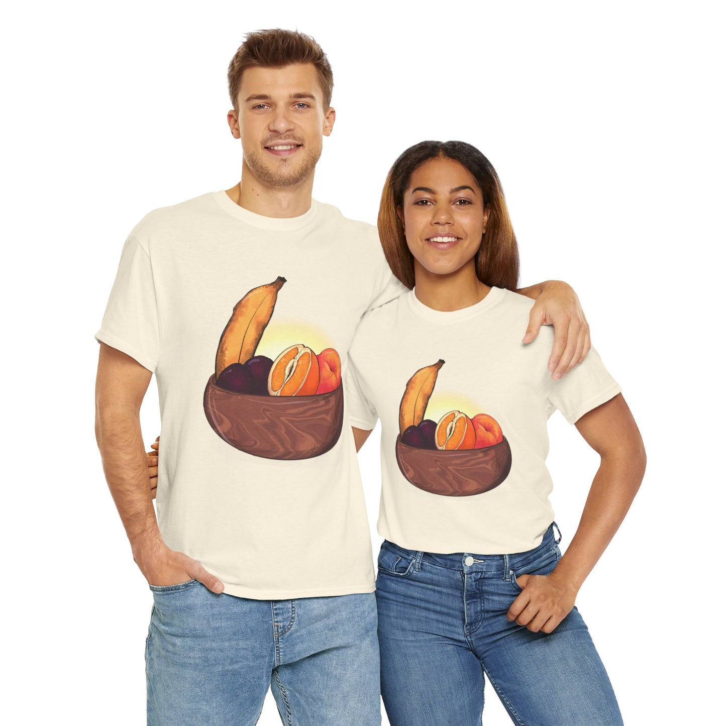 Adult Fruit Basket Unisex Heavy Cotton Tee