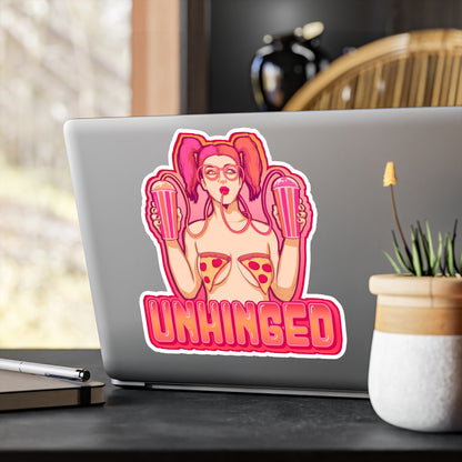 Unhinged Kiss-Cut Vinyl Decal