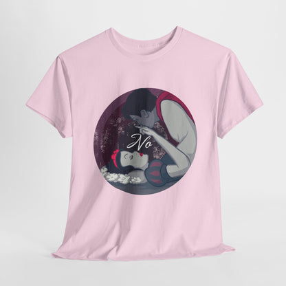 No White Unisex Heavy Cotton Tee