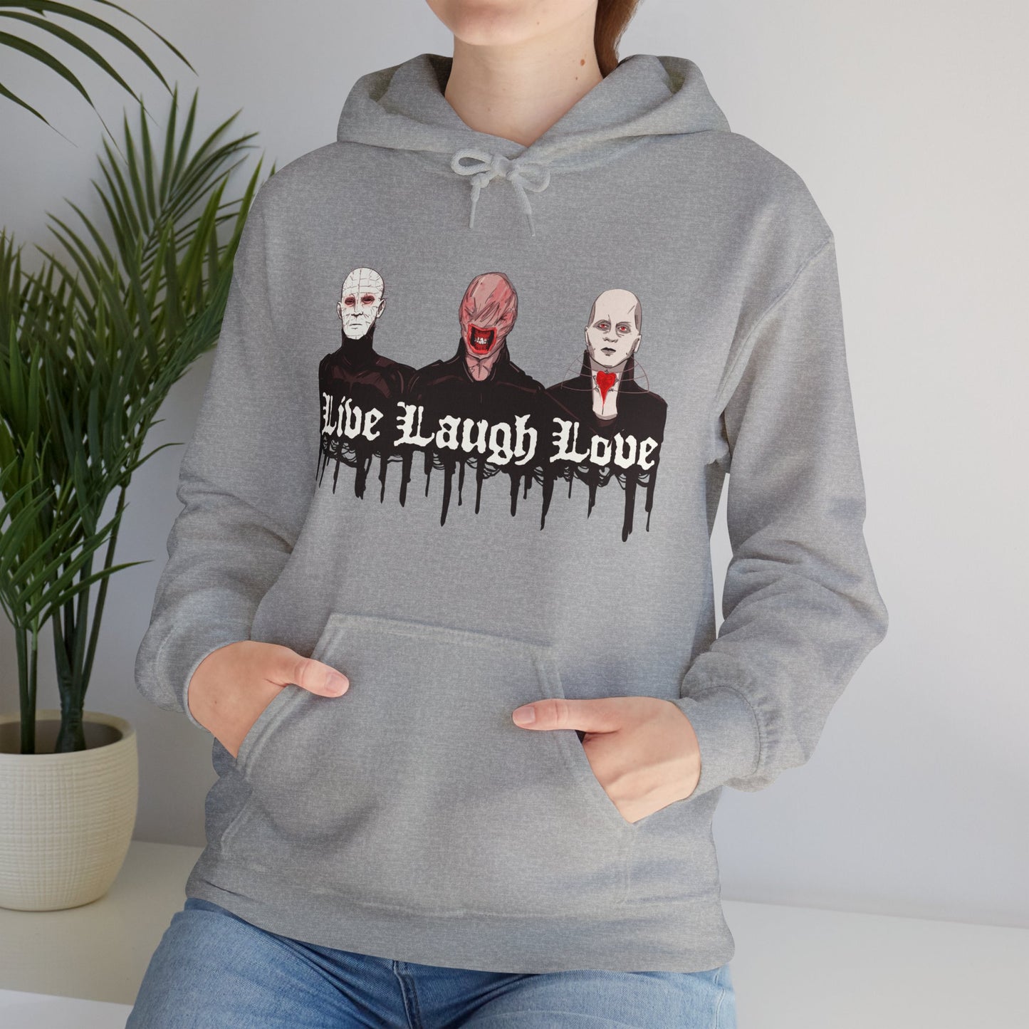 Live Laugh Suffer Unisex Heavy Blend Hooded Sweatshirt