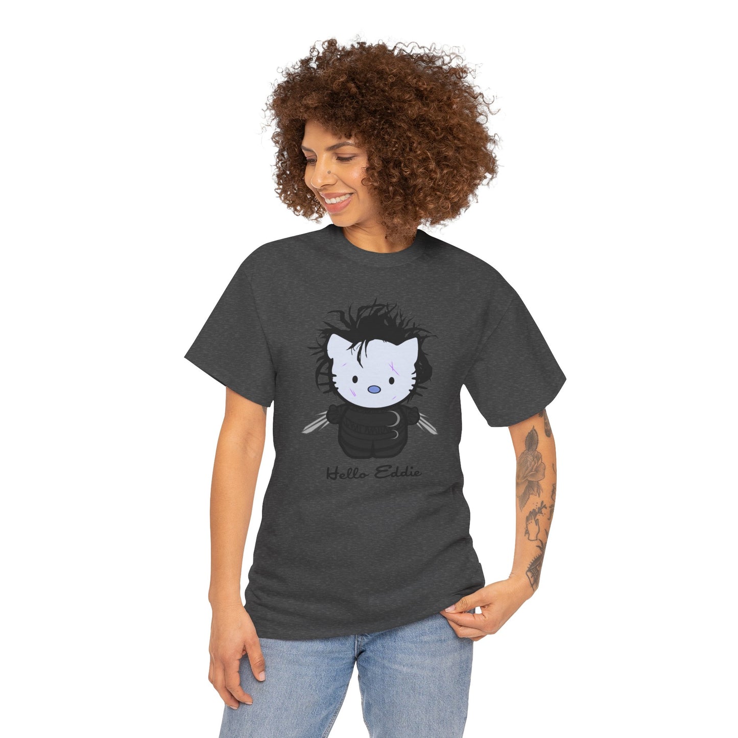 Hello Eddie Unisex Heavy Cotton Patreon Tee