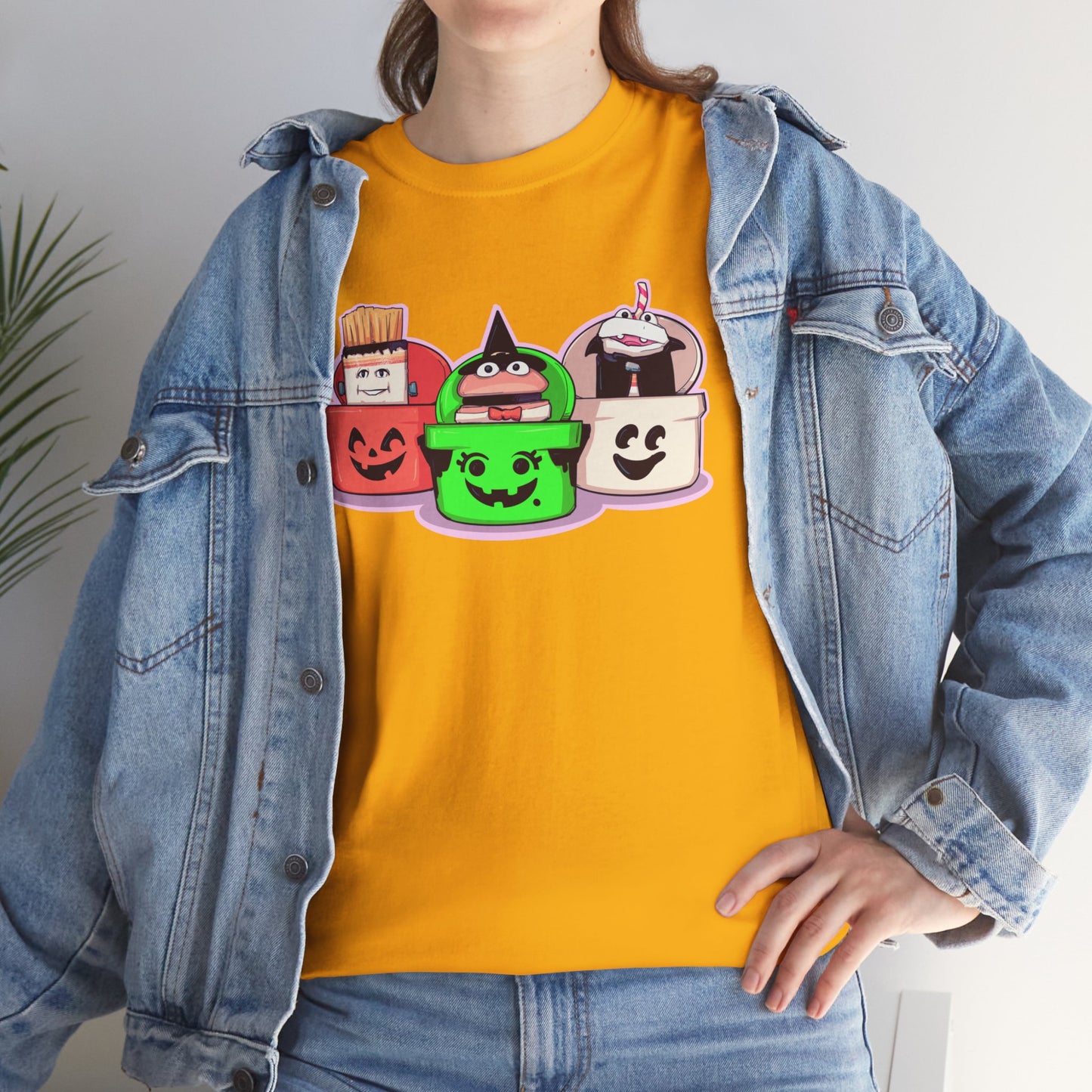 Spooky Fast Food Unisex Heavy Cotton Tee