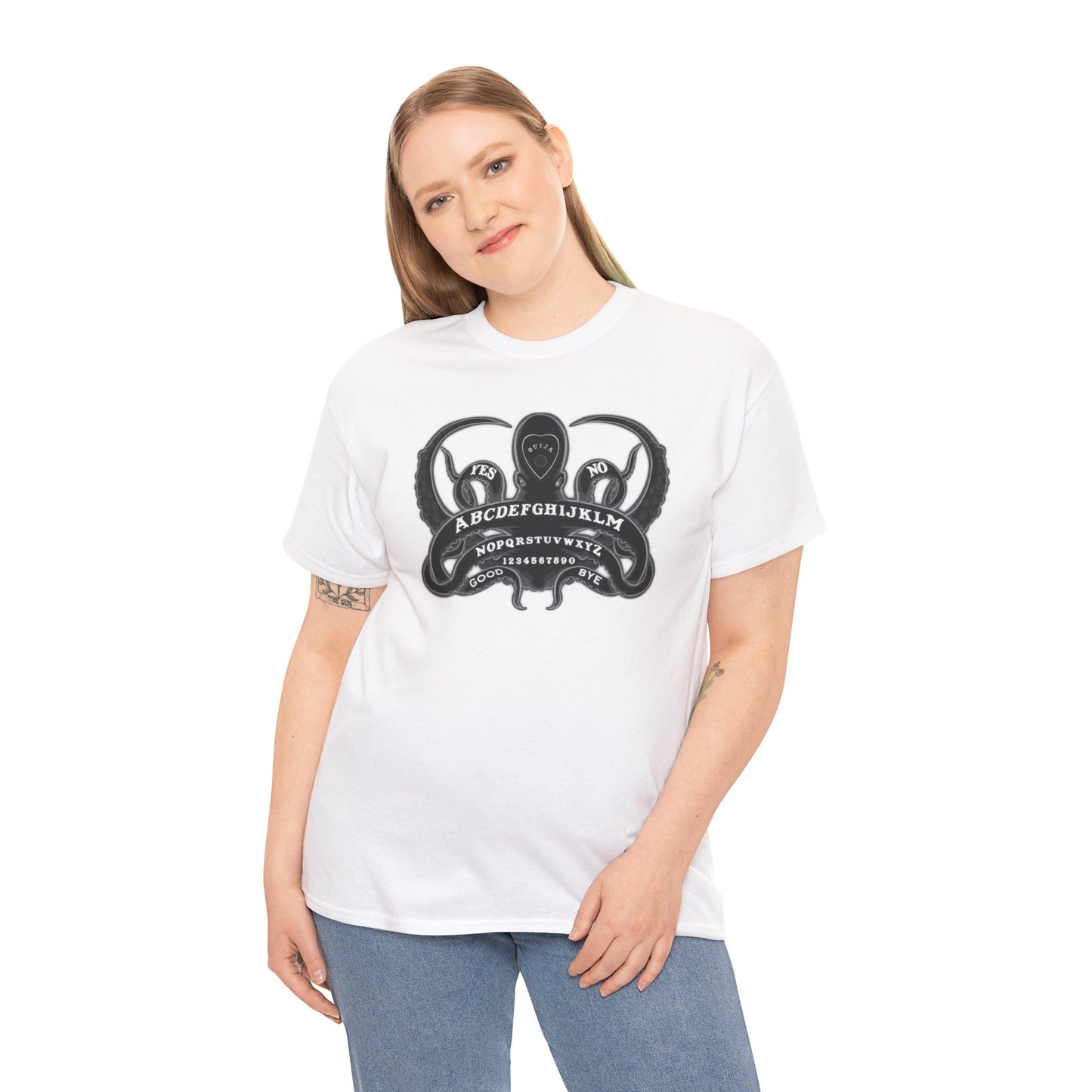 OuijiaPus Unisex Heavy Cotton Tee