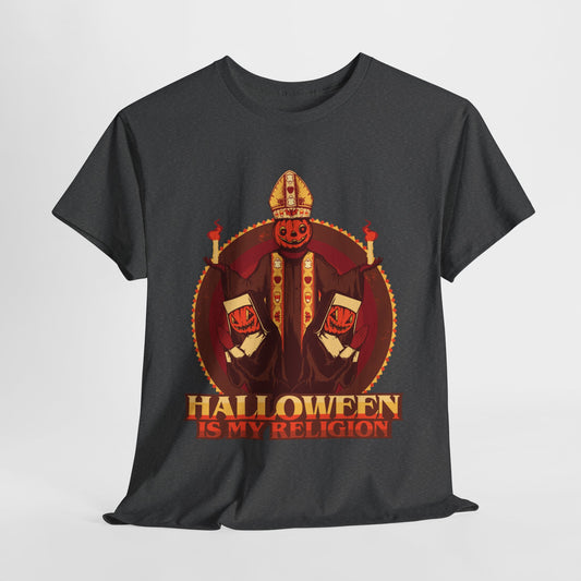 Halloween Is My Religion Unisex Heavy Cotton Tee