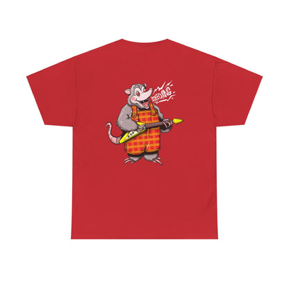LVB's Pizza Emporium (Front & Back Print) Unisex Heavy Cotton Tee