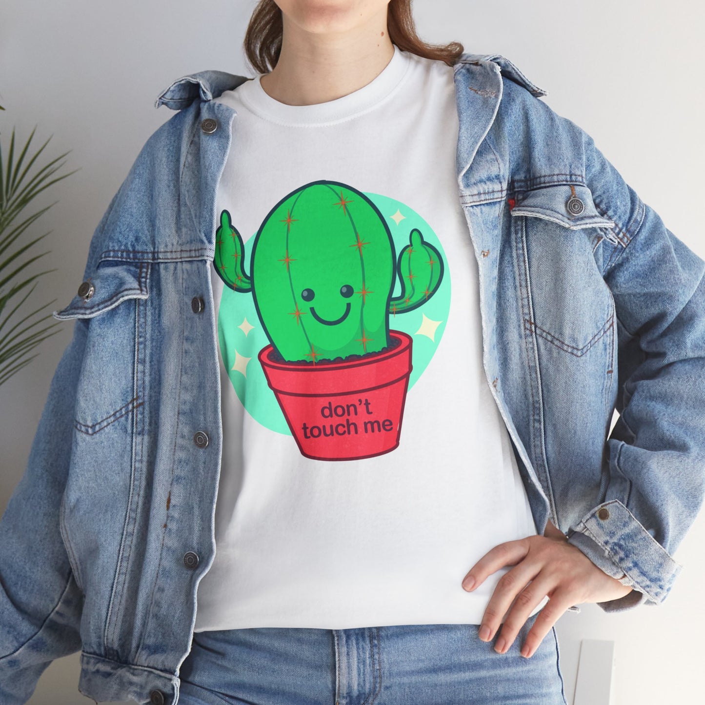 Don't Touch Me Unisex Heavy Cotton Tee