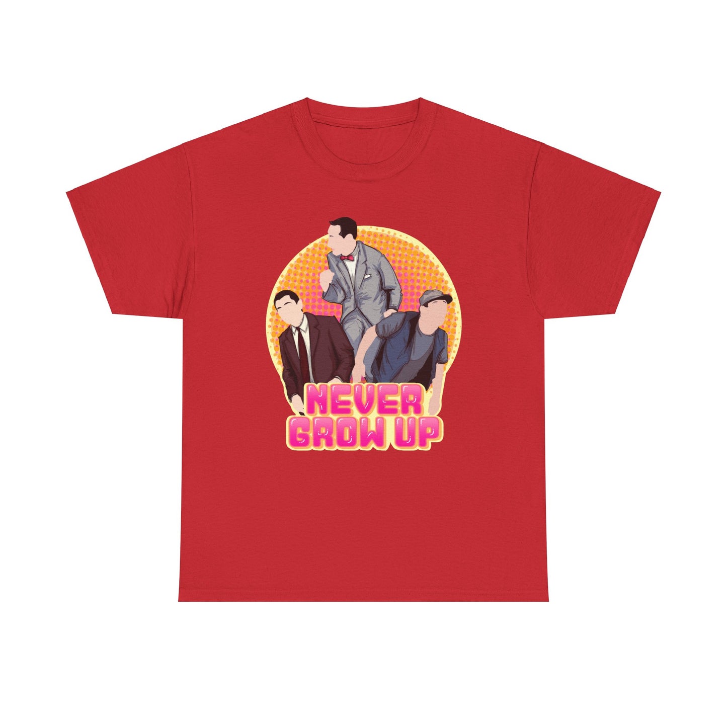 Never Grow Up Unisex Heavy Cotton Tee