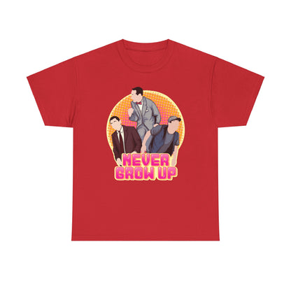 Never Grow Up Unisex Heavy Cotton Tee