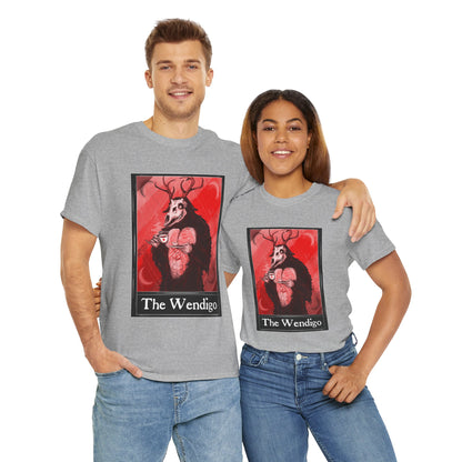 The Wendigo Tarot  (Front & Back Print) Unisex Heavy Cotton Tee