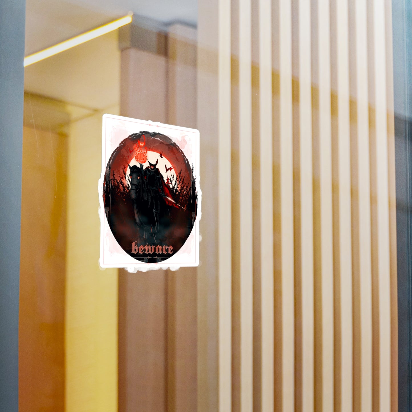 Headless Horseman Kiss-Cut Vinyl Decal