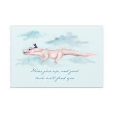 Never Give Up Canvas Gallery Wrapped Art Print