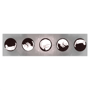 Lunar Cats Bumper Stickers