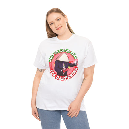 Lampshade On Head Unisex Heavy Cotton Tee
