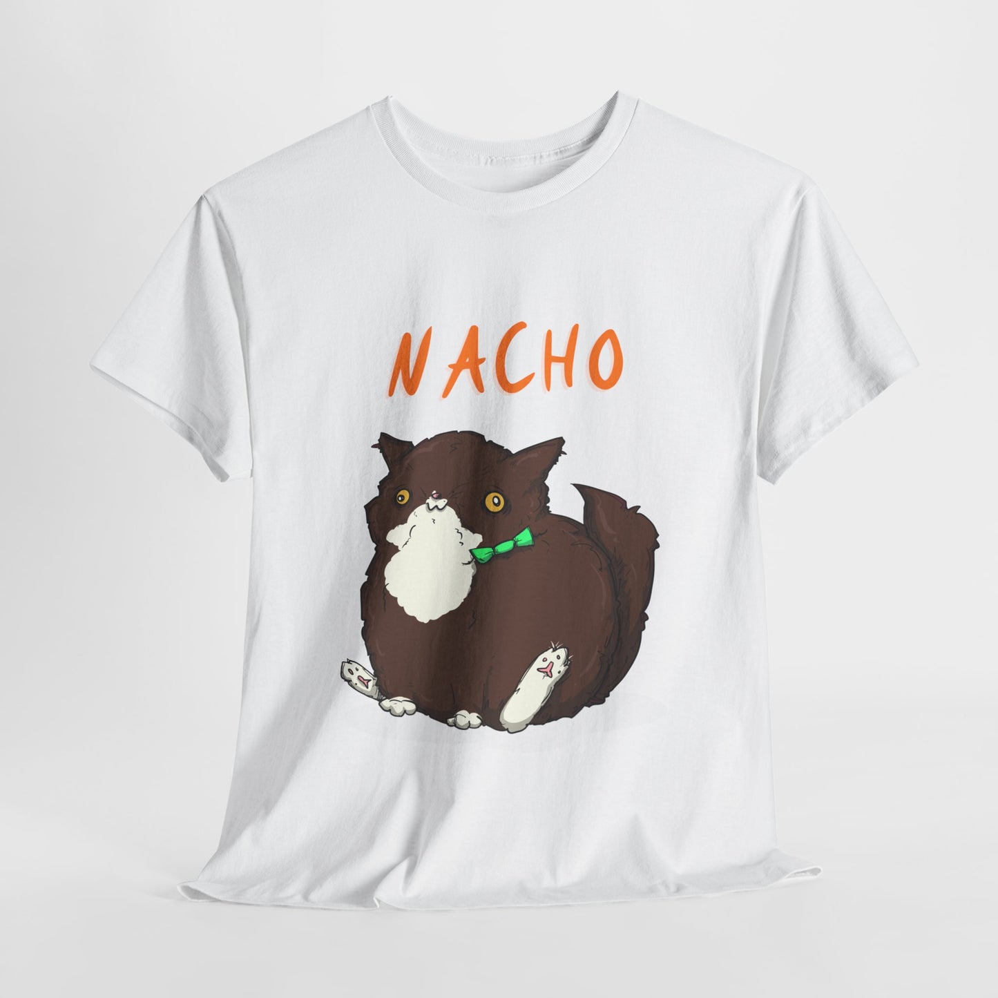 Nacho The Cat Unisex Heavy Cotton Tee