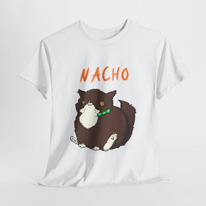 Nacho The Cat Unisex Heavy Cotton Tee