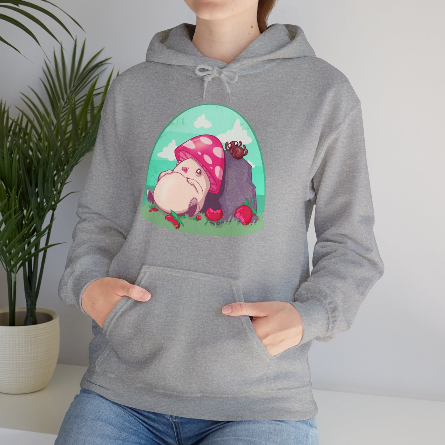 Tummy Ache Unisex Heavy Blend Hooded Sweatshirt