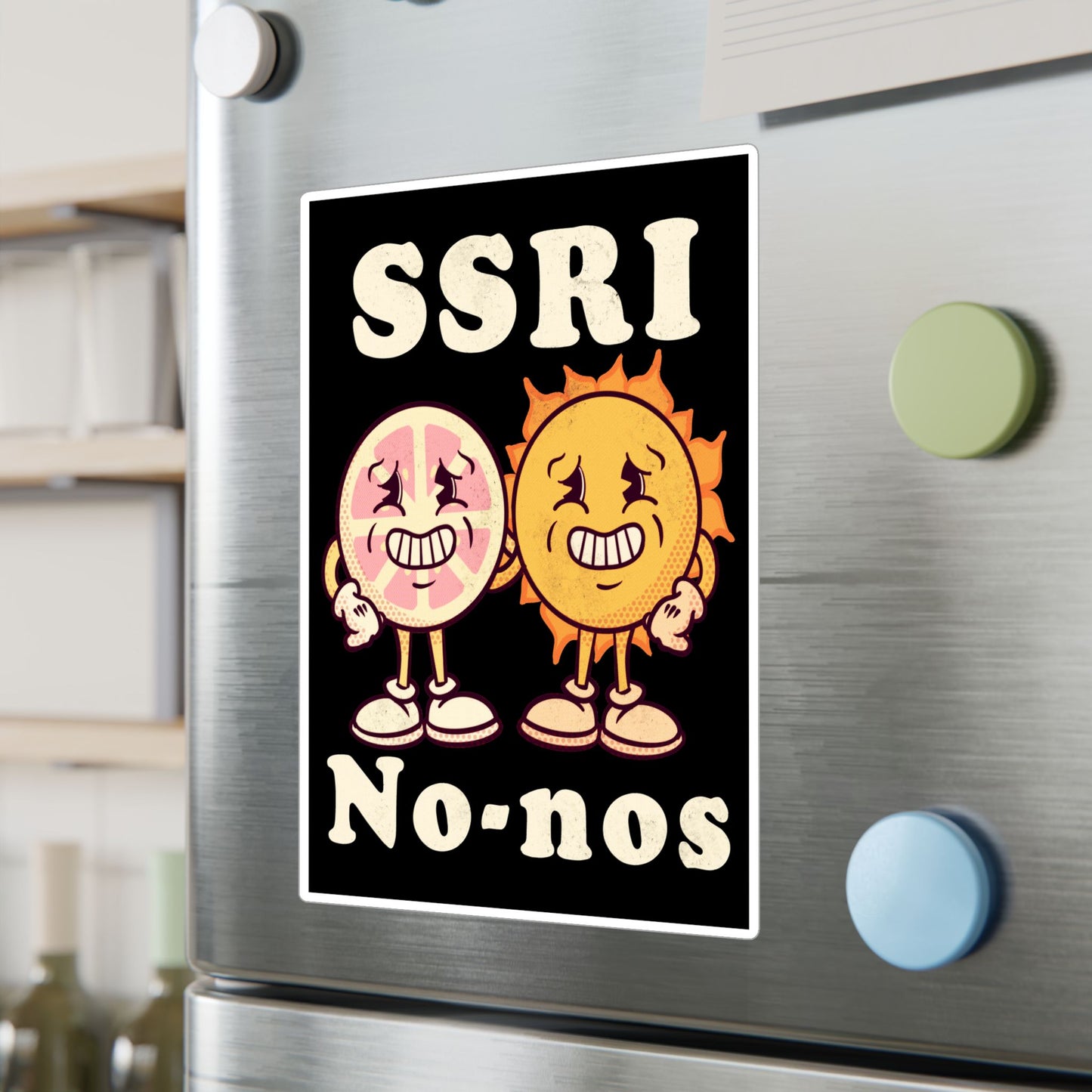 SSRI No-nos Cats Kiss-Cut Vinyl Decal