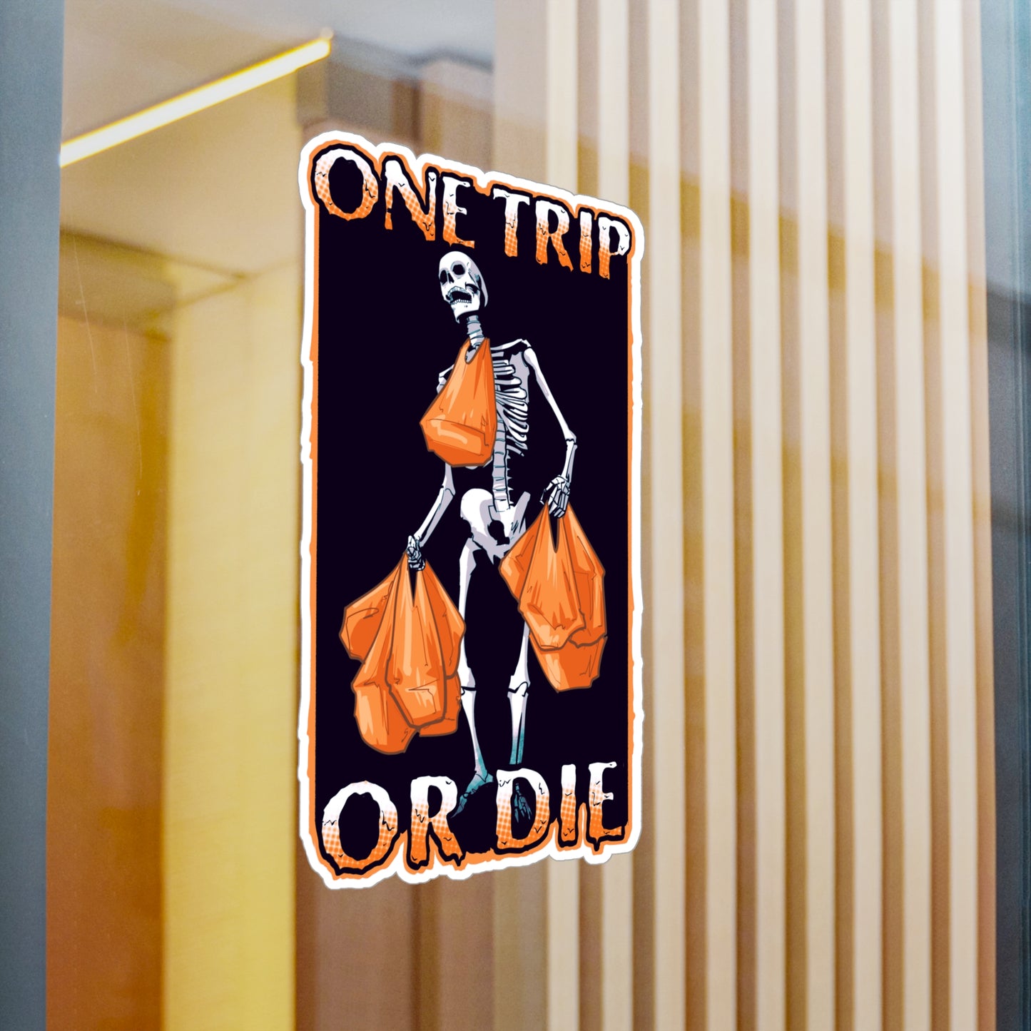 No Grocery Left Behind Kiss-Cut Vinyl Decal
