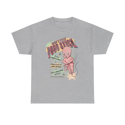 Baby's First Pogo Stick Unisex Heavy Cotton Tee
