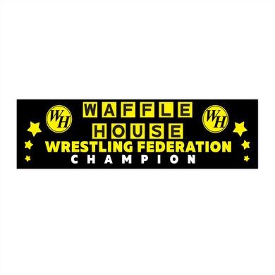 Waffle Wrestling Bumper Stickers