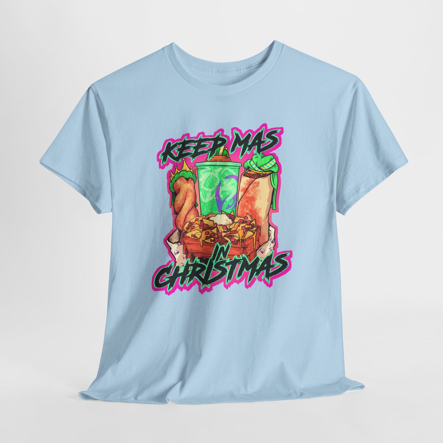 Keep Mas In Christmas Unisex Heavy Cotton Tee