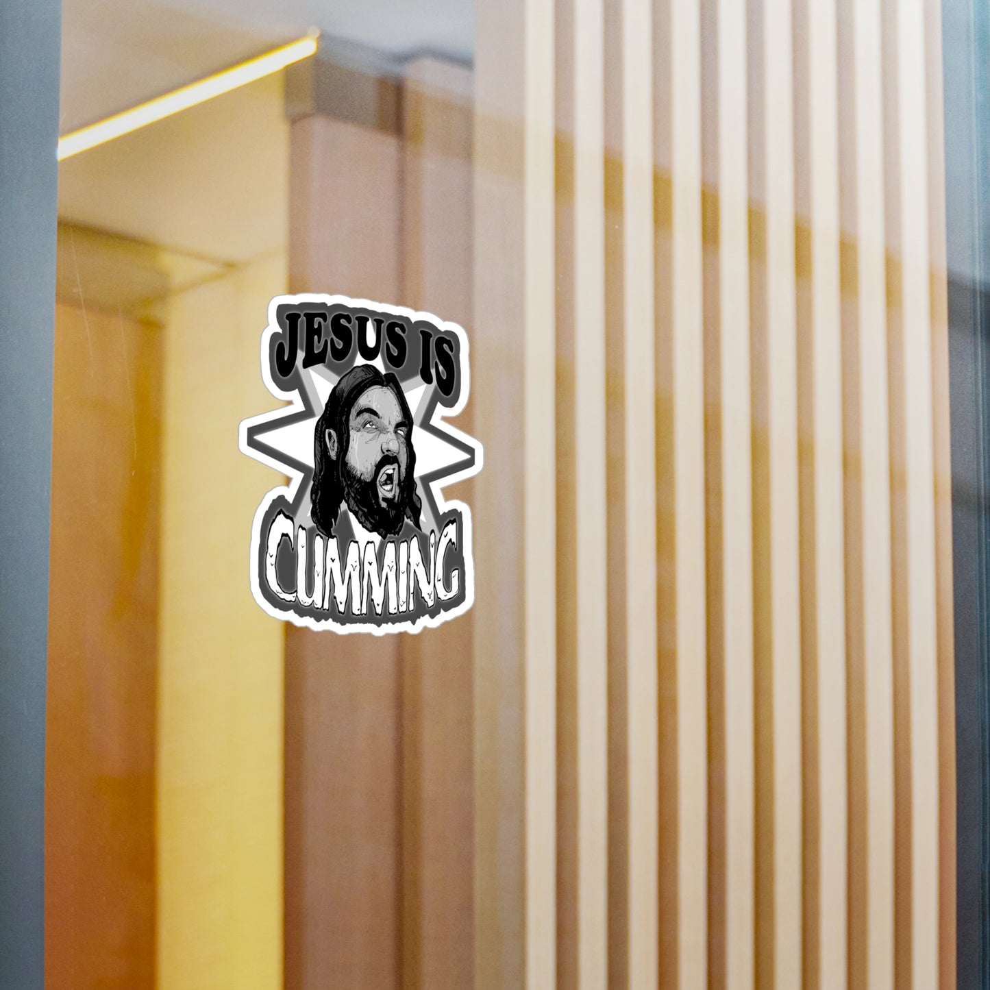 Jesus Is Coming Kiss-Cut Vinyl Decal