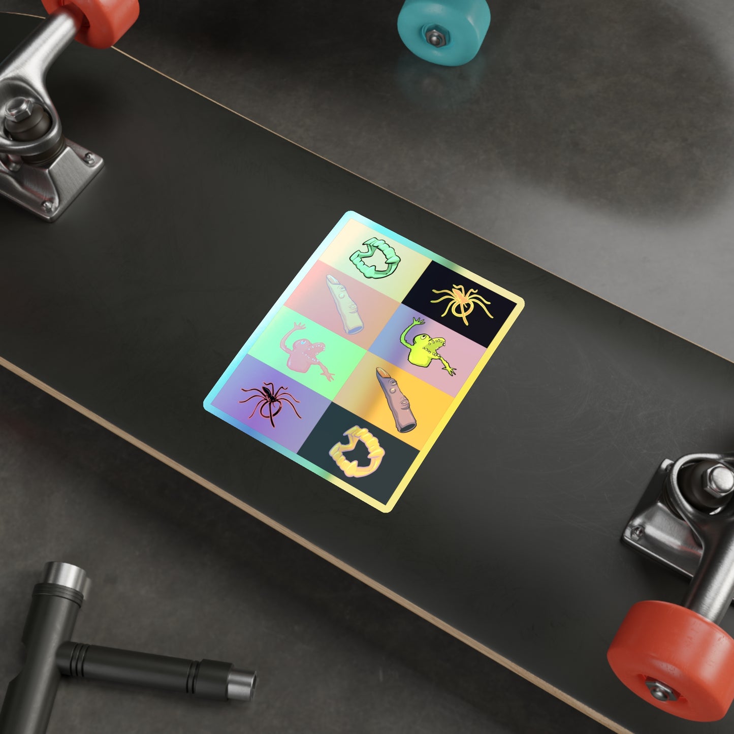 Sugar Free Halloween Holographic Die-cut Stickers