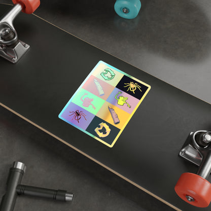 Sugar Free Halloween Holographic Die-cut Stickers