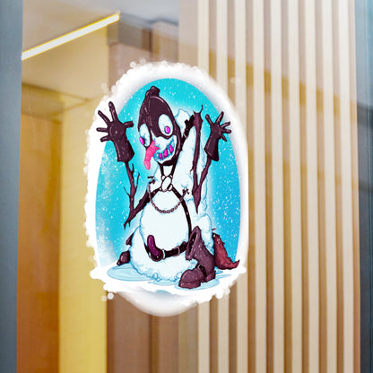 Kinky Snowman Kiss-Cut Vinyl Decal